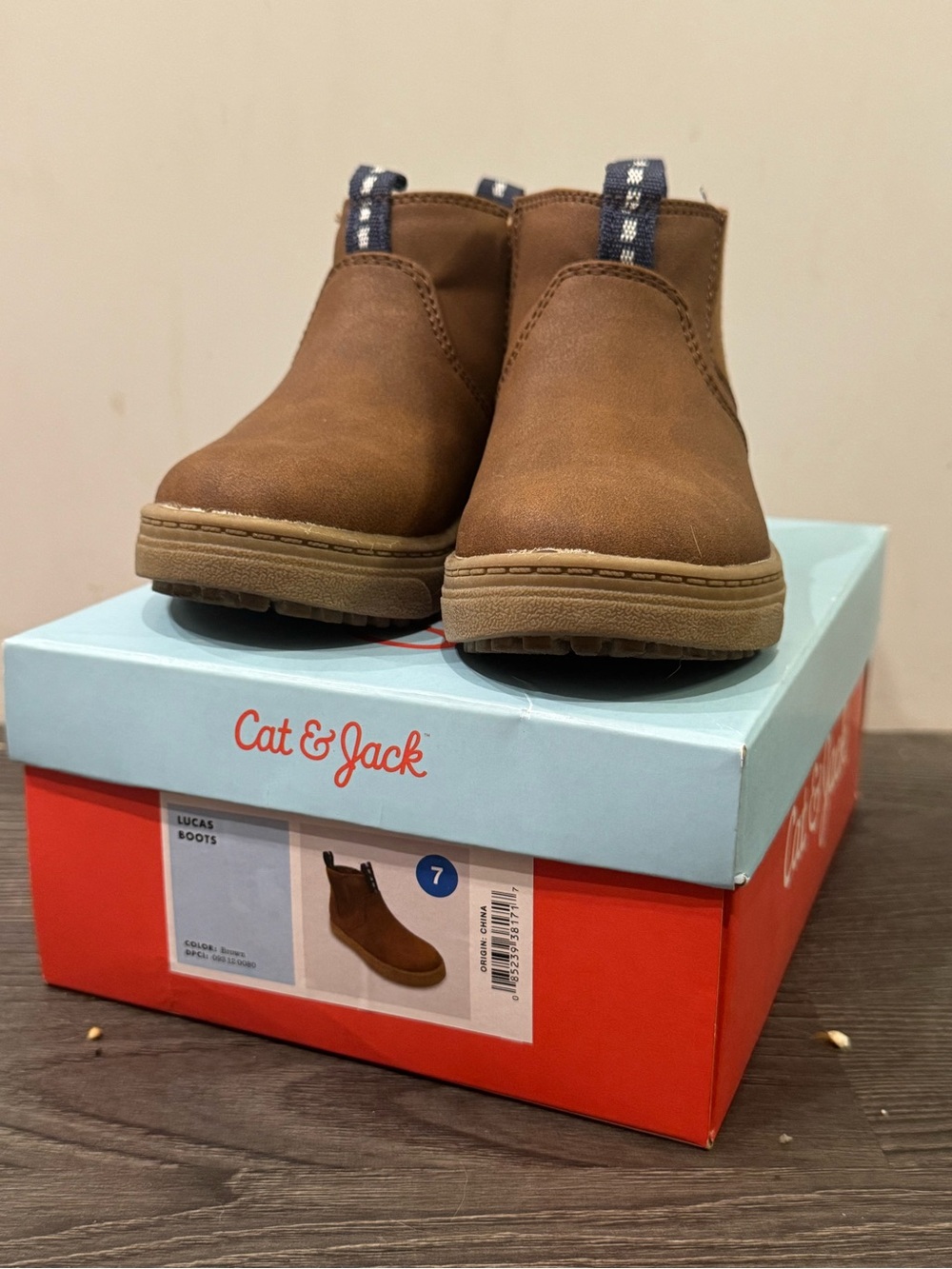 Cat & Jack Brown Lucas Boots